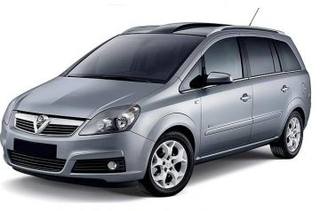 Opel zafira car for hire in Paphos Cyprus